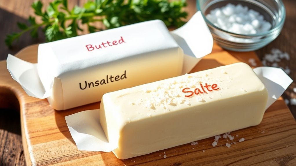 butter choice influences flavor