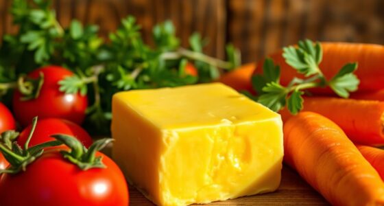 butter color varies with diet