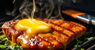 butter enhances grilling flavor