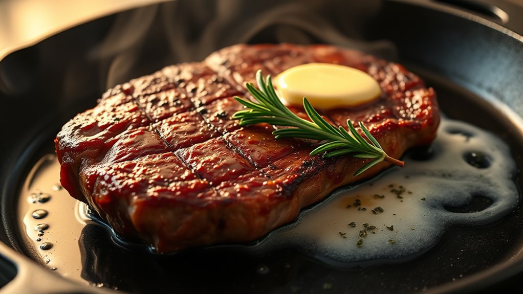 butter enhances steak flavor