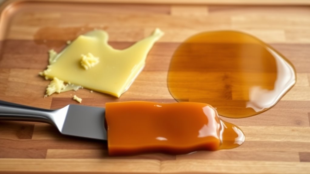 butter enriches sticky foods