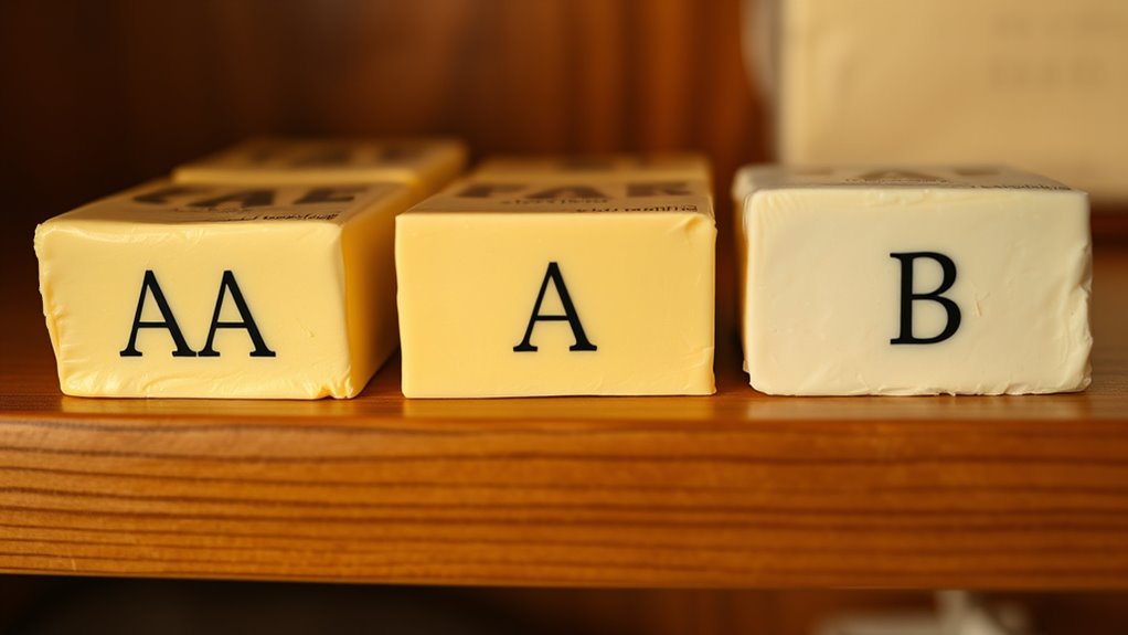 butter grades influence flavor