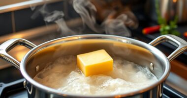 butter prevents pot overflow