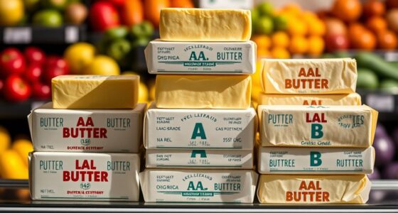 butter quality comparison levels