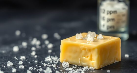 butter salt content levels