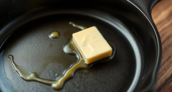 butter storage on cast iron