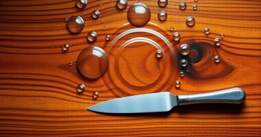 butter vs water stains