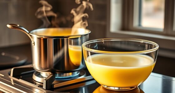 clarify butter on stovetop