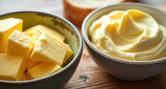 comparison of butter margarine
