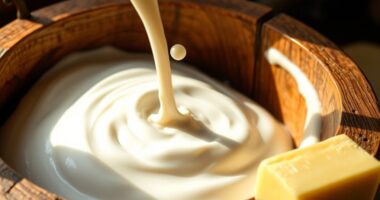 cream turns into butter