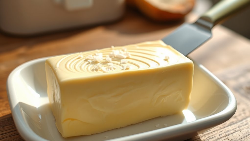 creamy oil enhanced butter storage