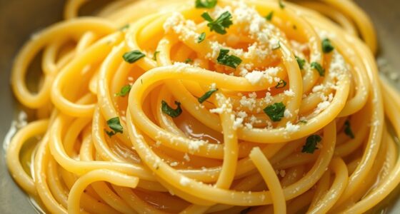 creamy pasta butter emulsion