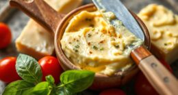 creamy vegetable oil spread