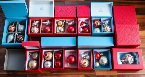 durable holiday ornament containers