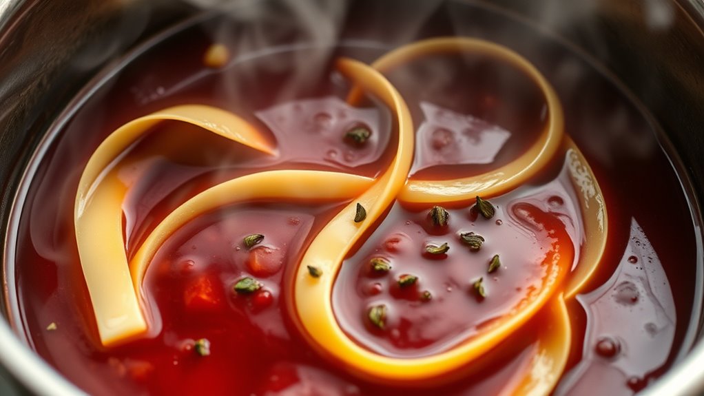 finish with cold butter