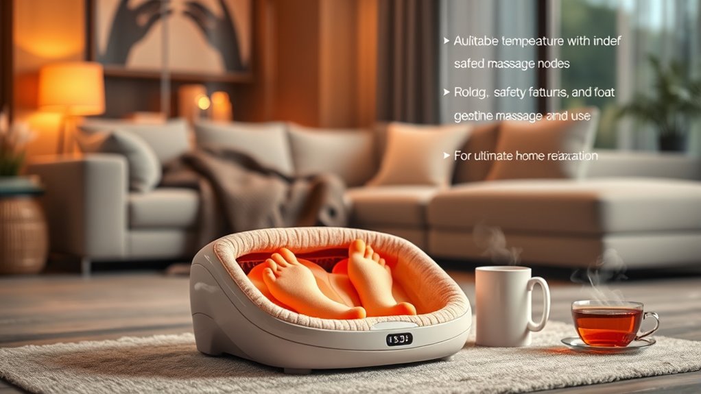 foot massager feature considerations