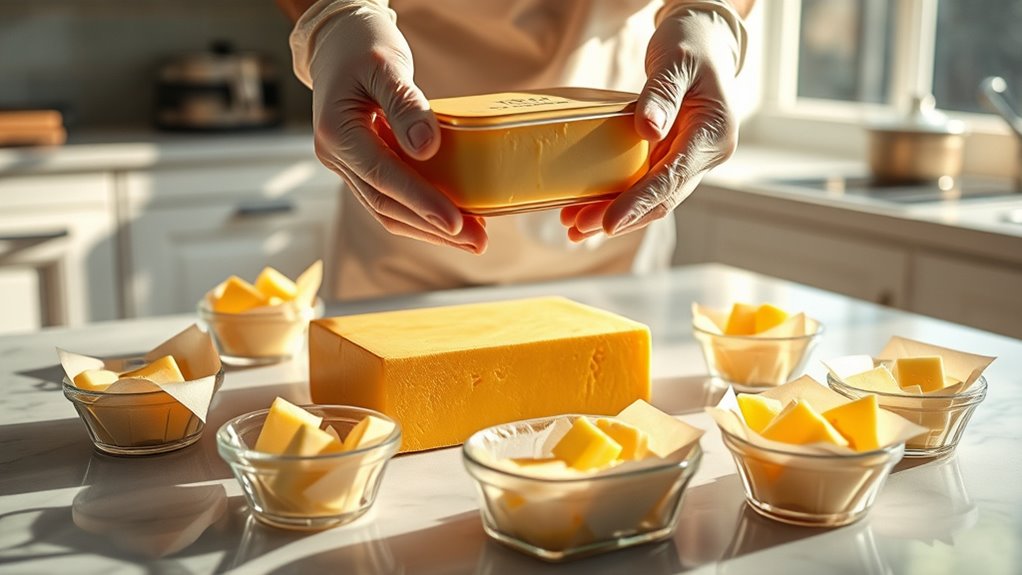 freeze and thaw butter safely