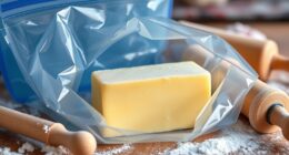 freeze butter for flaky pastry