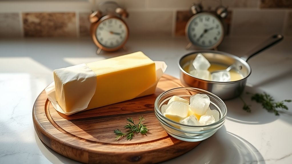 freeze butter in portions