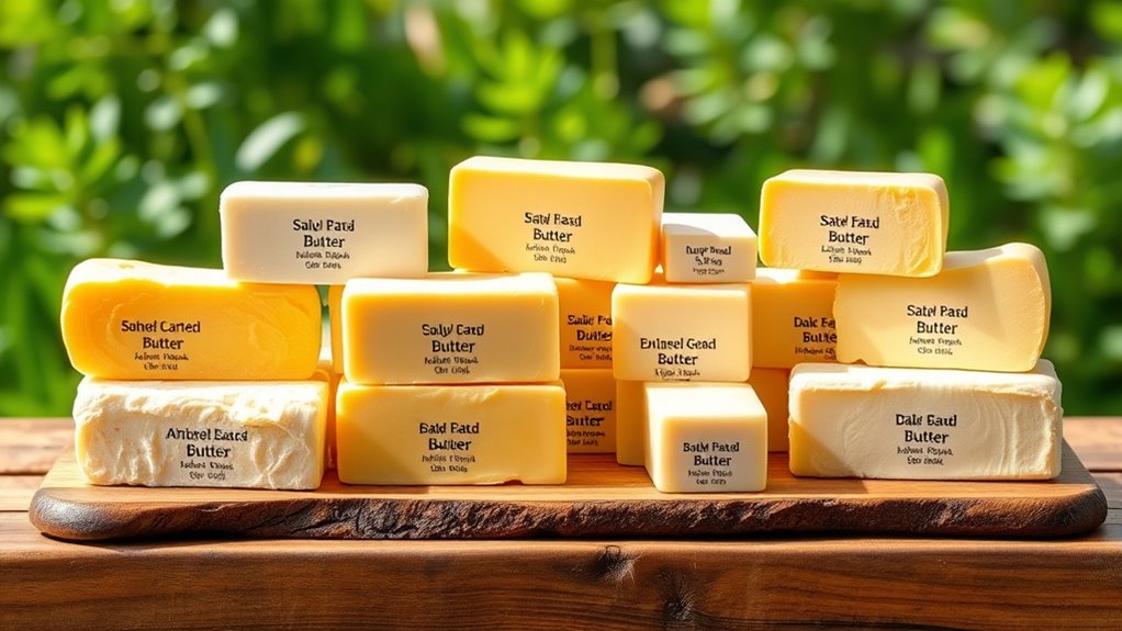 global butter fat percentages