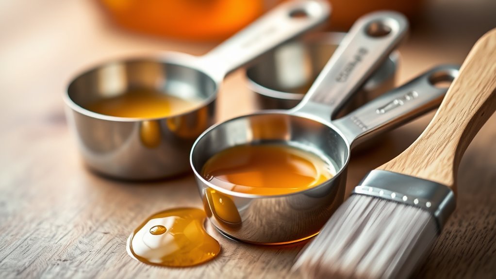 grease for sticky ingredients