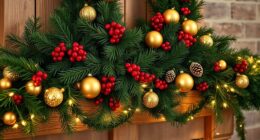 holiday wreath and garland sets