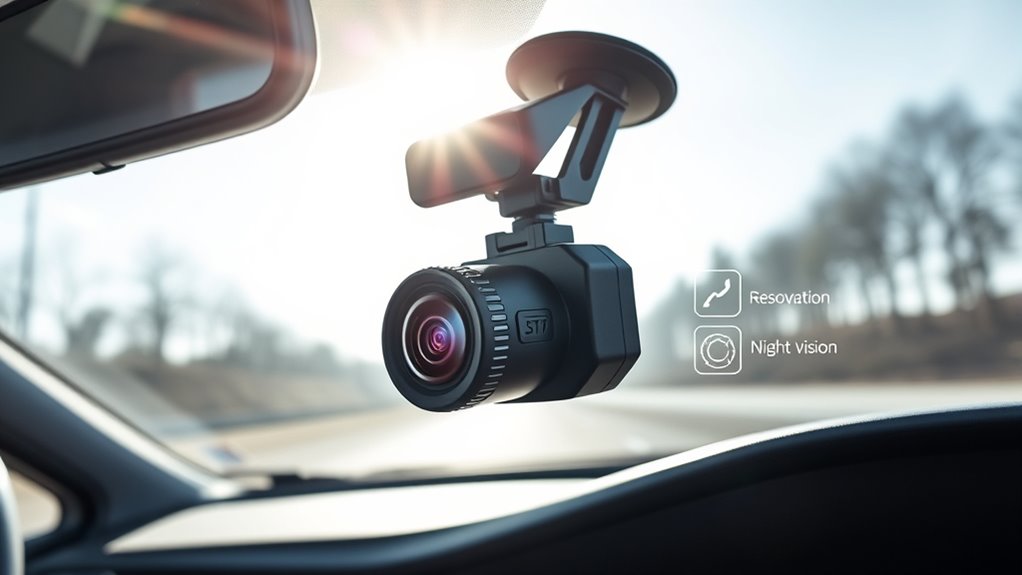 key dash cam features