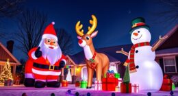 large holiday inflatable displays