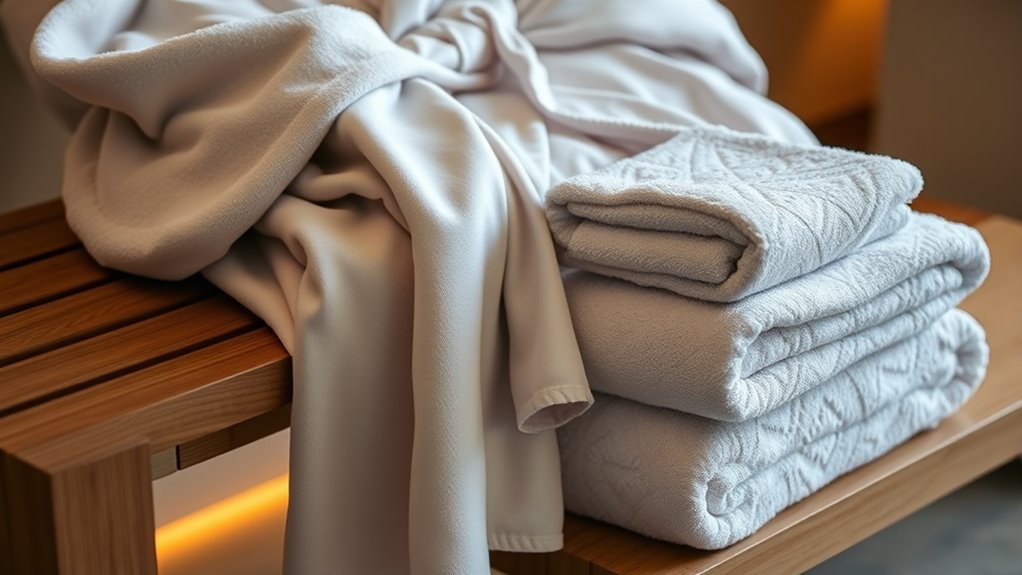 luxury bathrobe towel considerations