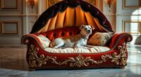 luxury dog beds selection