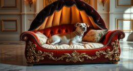 luxury dog beds selection
