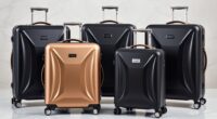 luxury durable travel luggage