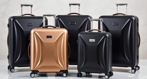 luxury durable travel luggage