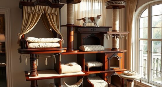 luxury feline play structures