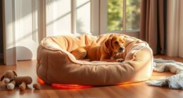 luxury heated pet beds