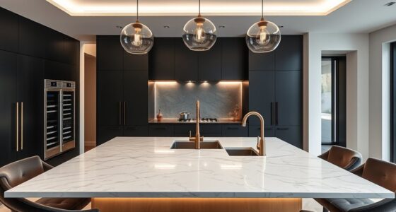 luxury kitchen island selections