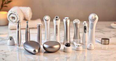 luxury microcurrent facial devices