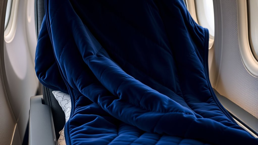 luxury travel blankets selection