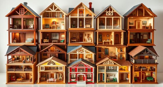 luxury wooden dollhouses collection