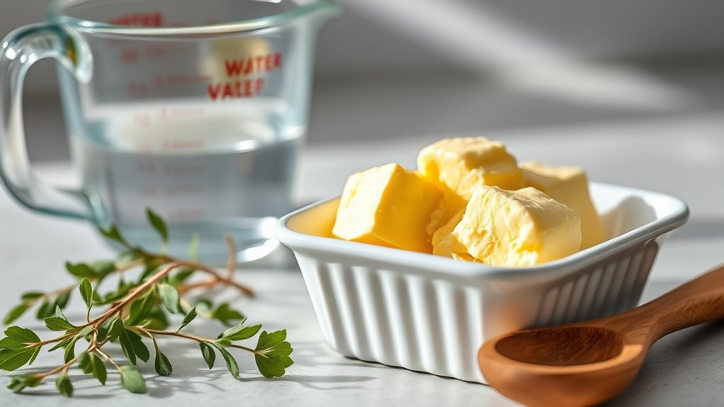 measuring butter without scale