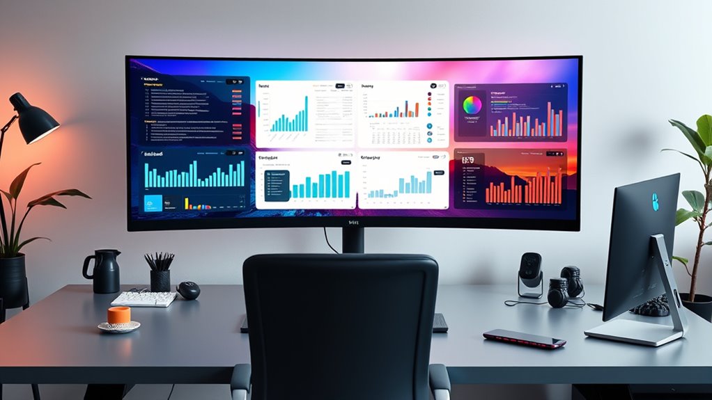 monitor features for productivity