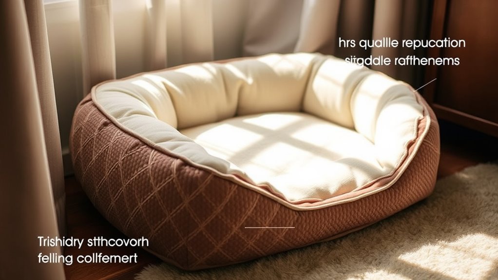 orthopedic cat bed factors