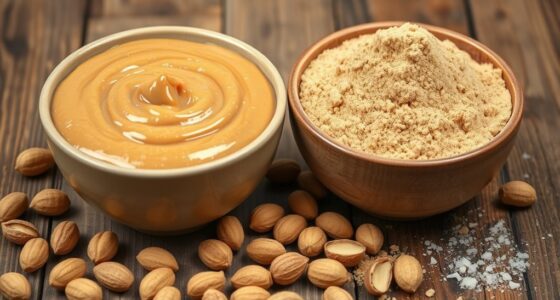 peanut flour vs butter