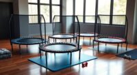 premium fitness trampoline sets