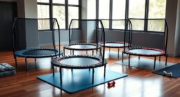 premium fitness trampoline sets