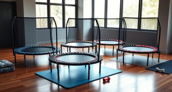 premium fitness trampoline sets