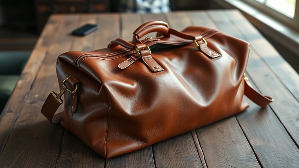 premium leather travel bag considerations