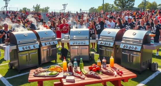 premium tailgate grilling options