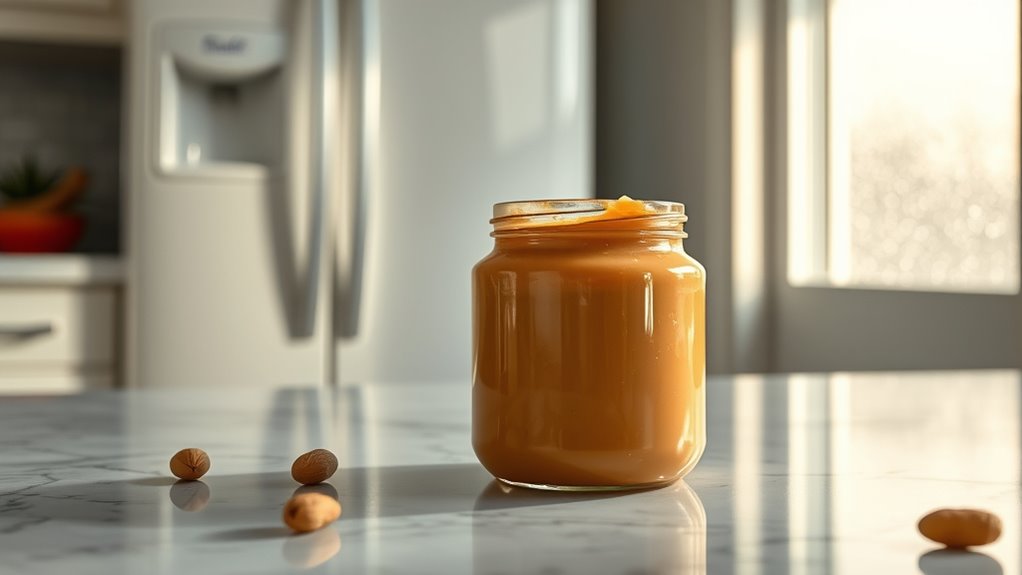 refrigerate natural peanut butter