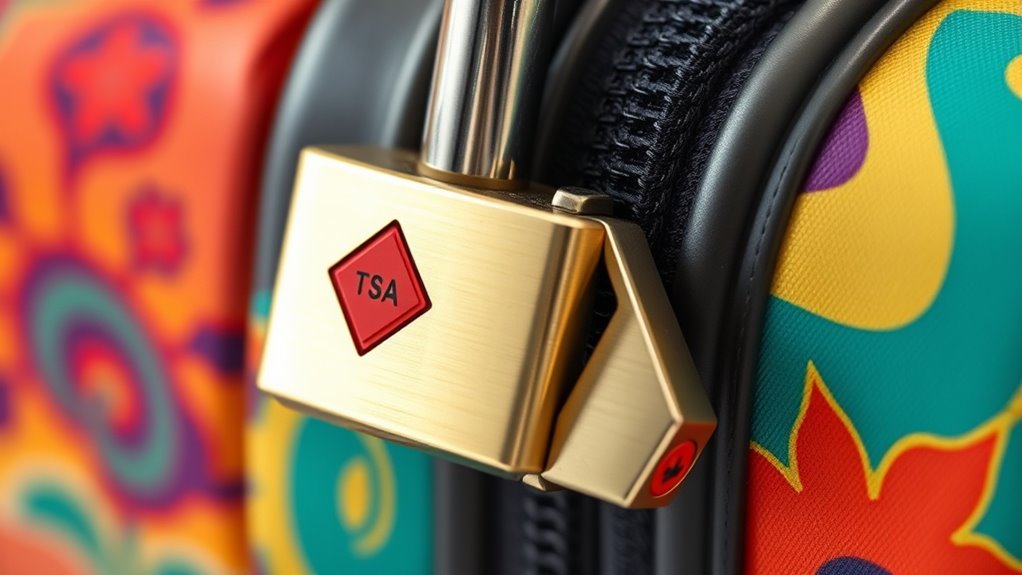 secure durable luggage locks